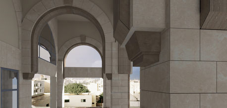 Colonnade (Libya) - Travertino (ventilated wall)